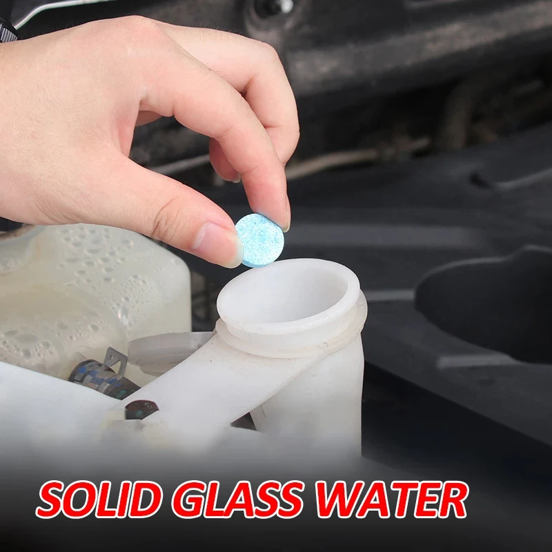 

10PCS Auto Car Windshield Glass Wash Cleaner Concentrated Effervescent Tablets Car Wash & Maintenance Car Accessories
