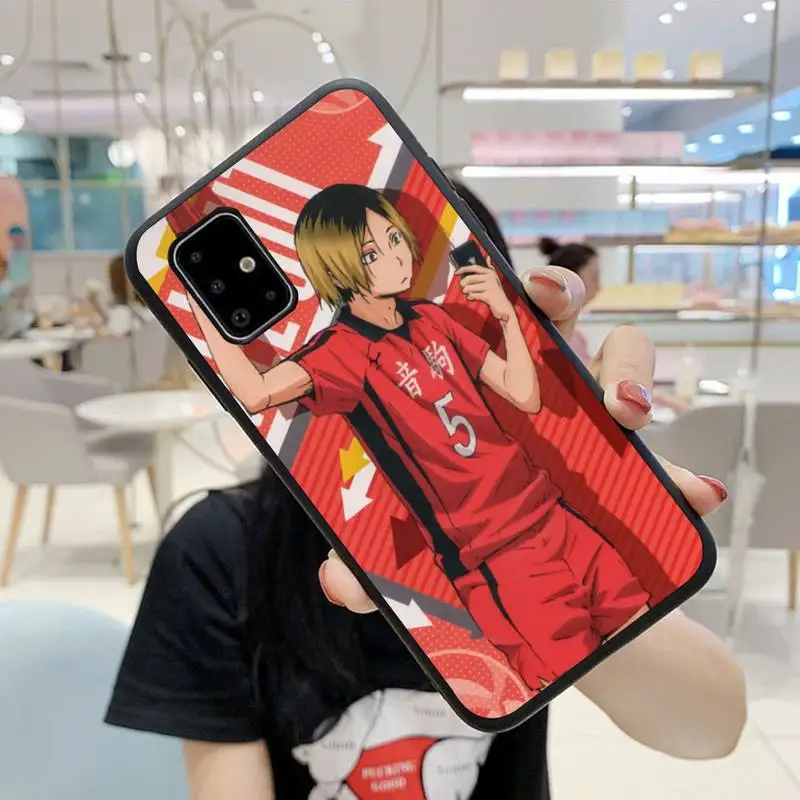 

Kozume Kenma Haikyuu Anime Phone Case For Samsung S5 S6 S7 S8 S9 S10 S20 S21 Edge Plus E Fe Lite Cover