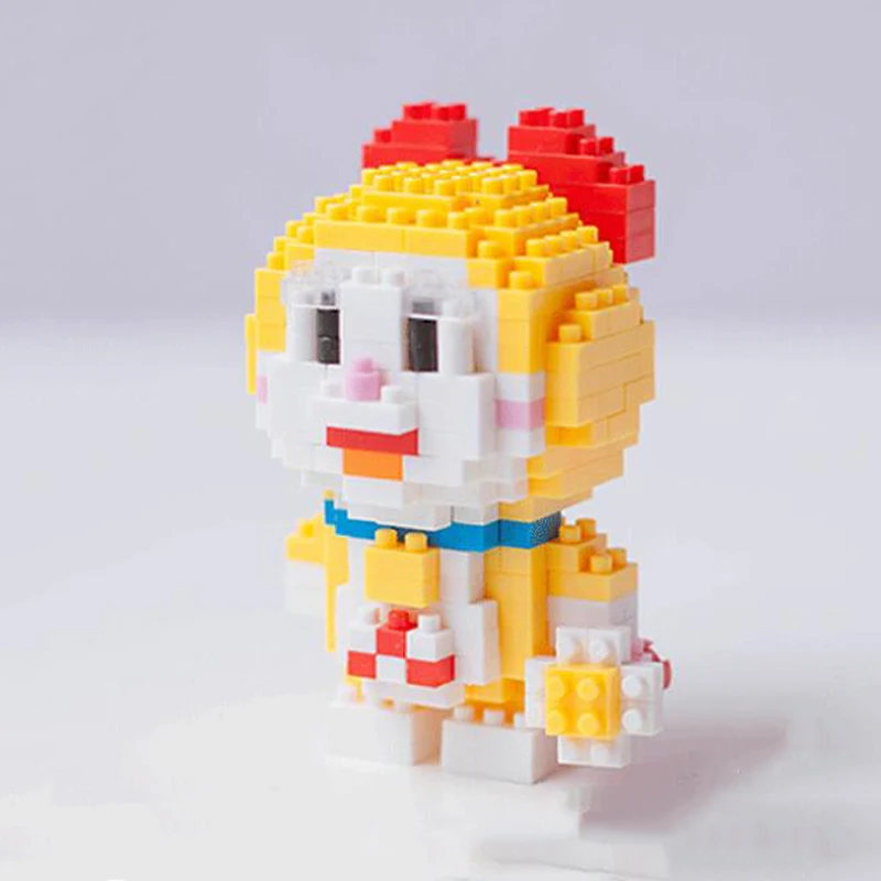 Boyu 7005 Аниме Doraemon Dorami Cat Robot Animal Pet 3D модель DIY Мини Алмазные блоки кирпичи игрушки