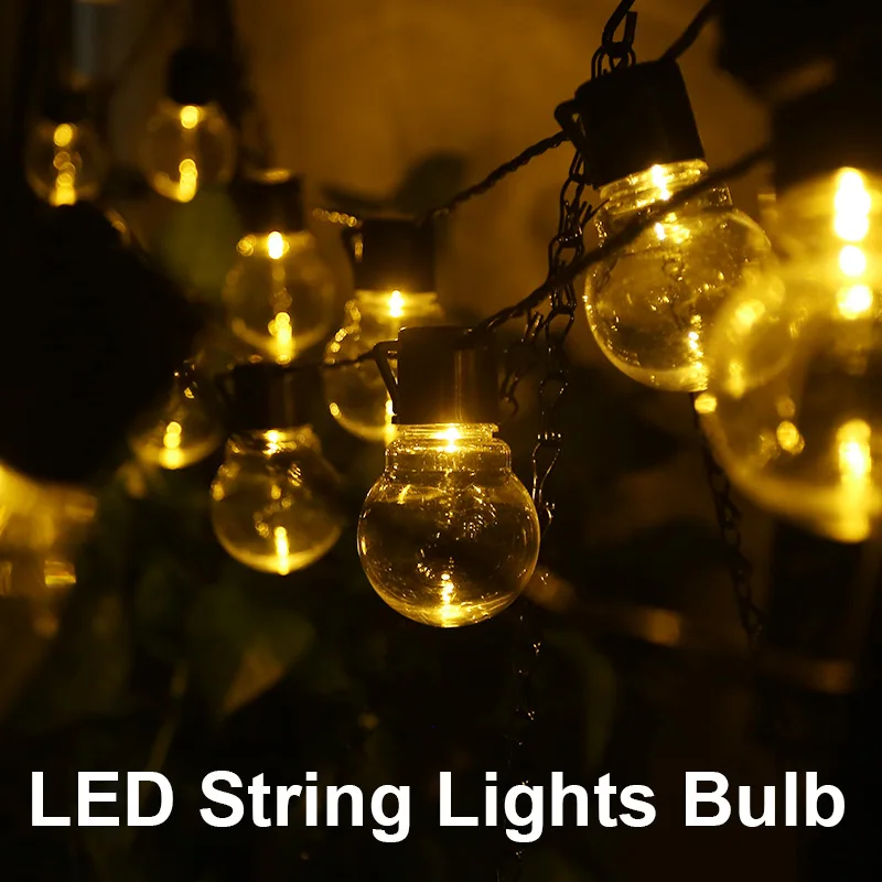 

Christmas Decoration for Home Garland Bulb Led String Light Outdoor Waterproof Multicolor Warm White Holiday Lighting Decor Xmas
