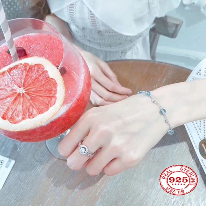 

Ring S925 Sterling Silvery combination ring, a multi fashion mosaic ring, vibrato live broadcast, tiktok women's ring