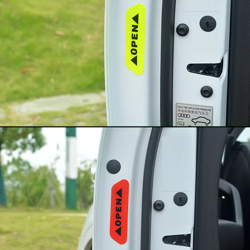 

4 шт. предупреждающие светоотражающие наклейки на двери автомобиля Citroen C-Beau C-Triumph Picasso C1 C2 C3 C4 C4L C5 Elysee/DS-series