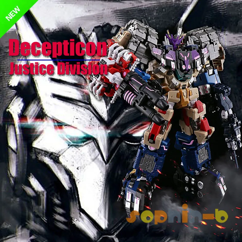 Трансформируемый десептикон Justice Division DJD IF EX 31 32 33 34 35 Tarn Vos Kaon Helex Tesarus