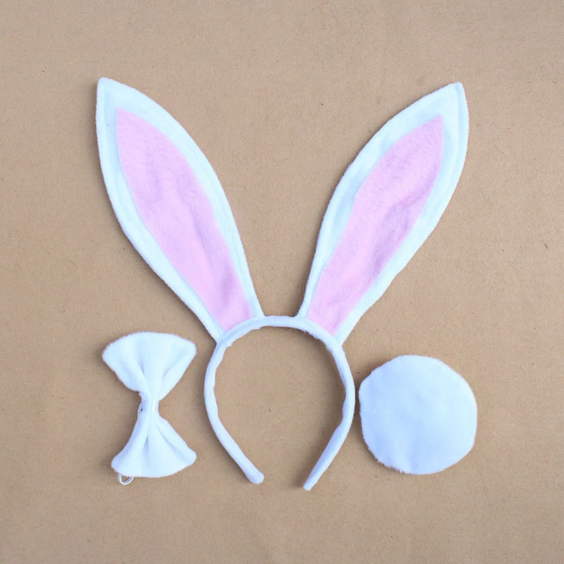 Женский ободок с заячьими ушами и хвостом для косплея девочек женщин | Игрушки