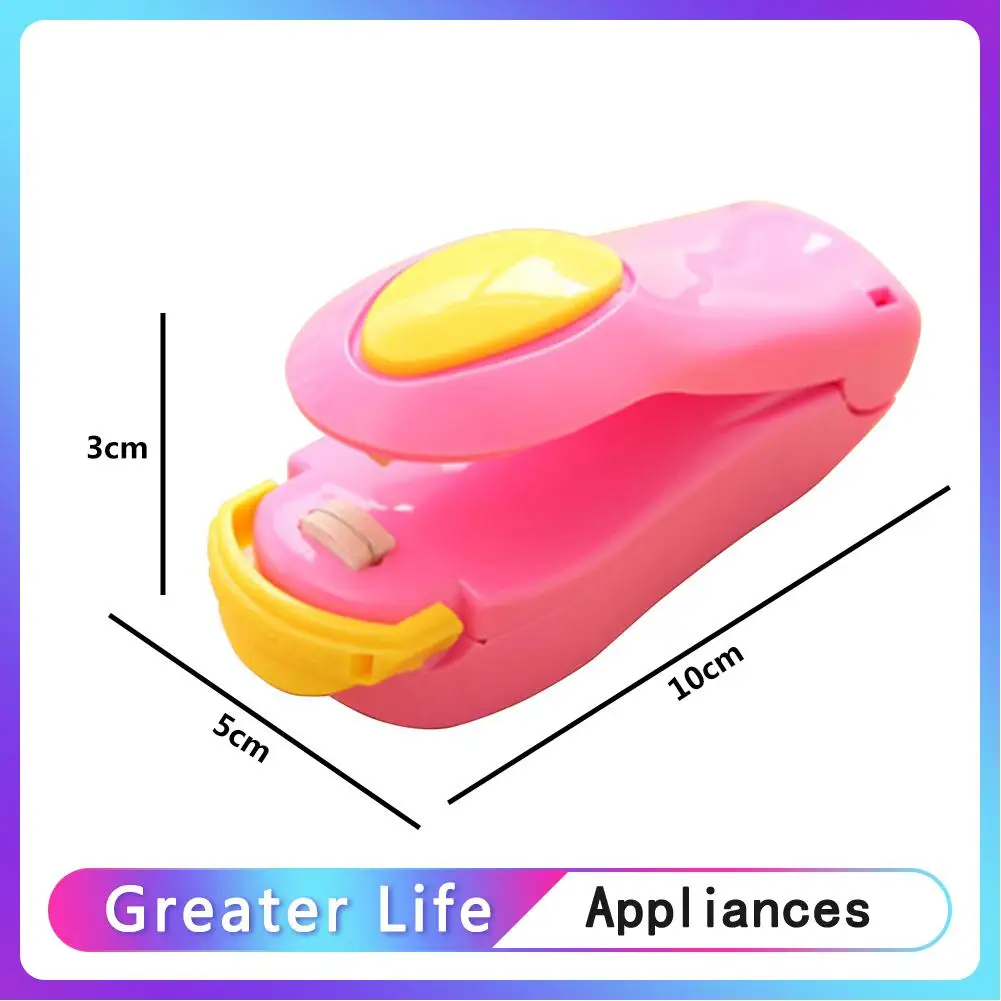 

Mini Portable Practical Sealer Heating Pressing Package Clips Household Gadgets Handheld Sealing Machine Food Sealers