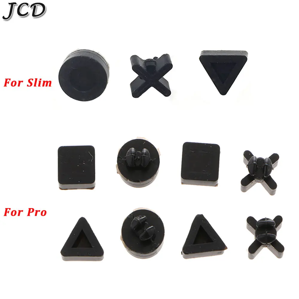 JCD 1Set Replacement Non Slip Silicon Feet Pads Bottom Cover For Sony PS4 PS 4 Slim & Pro Rubber Feet Cover