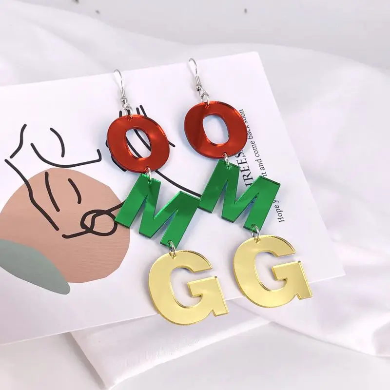 Новое поступление длинные висячие серьги с кисточками красочные английские