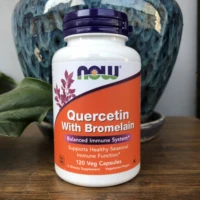 free shipping quercetin with bromelain 120 capsules supports healthy seasonal