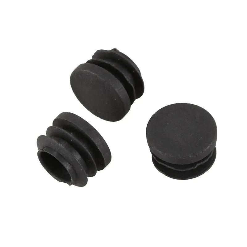 Round Table Chair Leg Tube Pipe Insert End Cap 19mm Dia 30pcs Black Promotion | Мебель