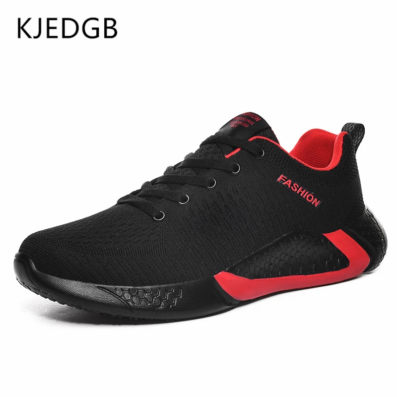 KJEDGB 2020 Men Casual Shoes Sneakers Male New Mesh Lightweight Comfortable Breathable Walking Tenis Masculino | Обувь