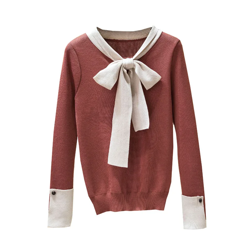 New Autumn Winter Women Sweater Long Sleeve P Knitted Pullover Pull Femme Jersey All-match Elastic Cute Jumper Mujer | Женская одежда