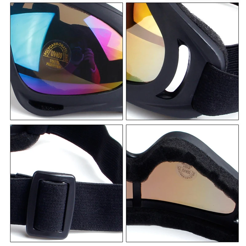 Защитные очки ветрозащитные антизапотевающие тактические поляризационные