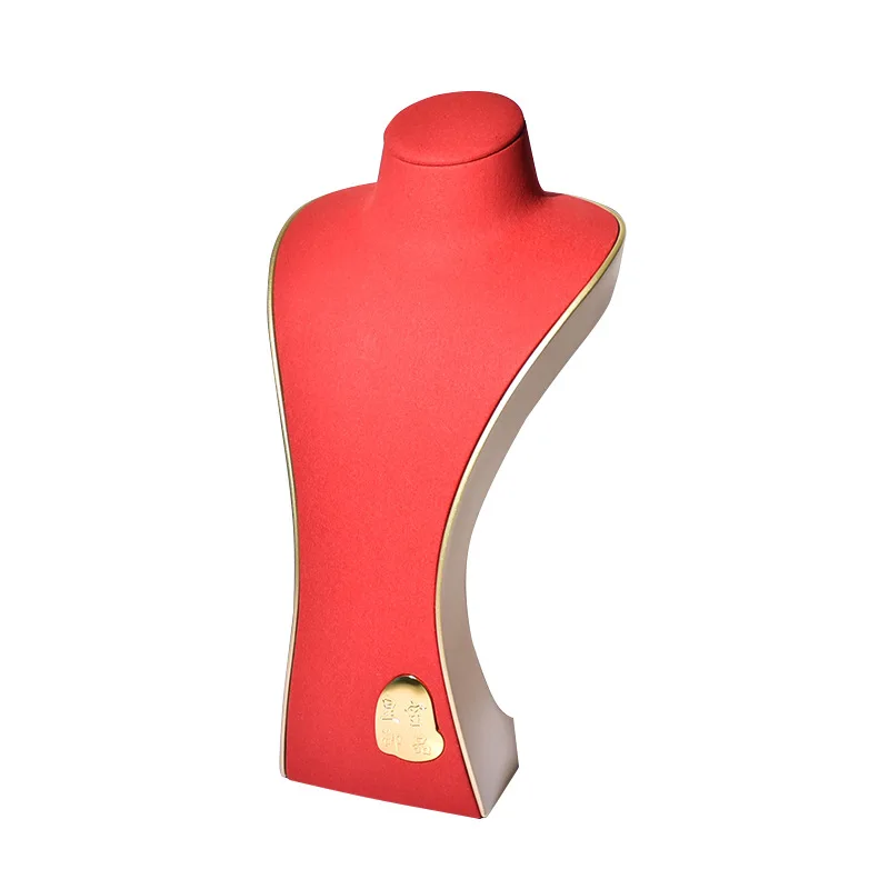 Resin necklace display stand neck portrait model jewelry display window display decoration storage rack