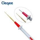 Cleqee P1505B 1000 В10 А 150 см универсальная Двойная силиконовая оболочка с острыми иглами мультиметр зонд тестовый провод для цифрового мультиметра