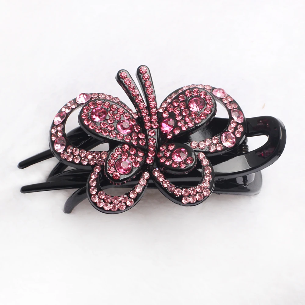 

Elegant Clip Accessories Female Fashion Duckbill Hair Clips Hairpin Rhinestone Women