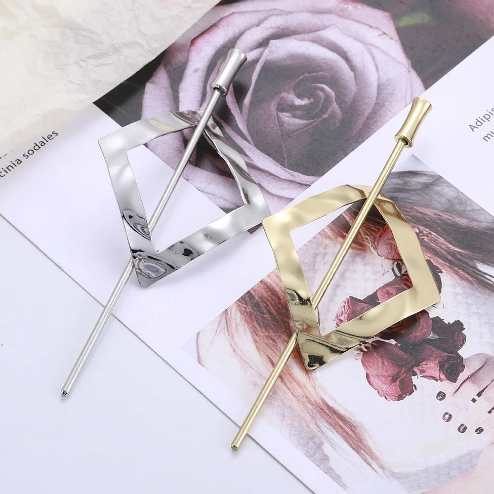 

New Vintage Fashionable Hair Sticks Hairpin Headbands for Women Elegance Lady Hairpins Fashion Alloy Hair Clip Hair Accessories