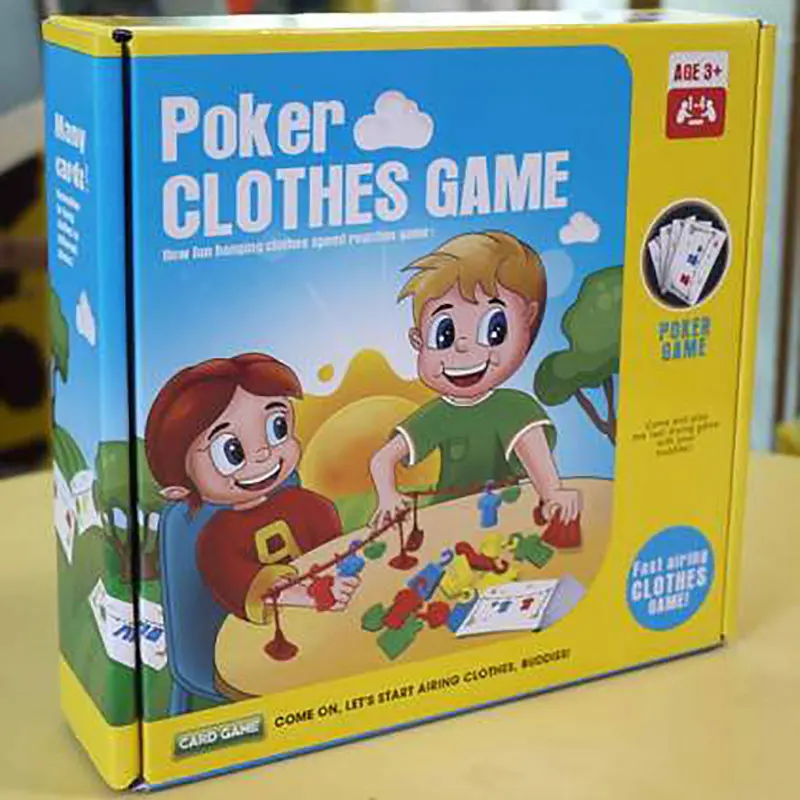 Kids Multiplayer Clothes Competition Toys Set Child Education Party Board Game Gift Logic Training Interactive | Игрушки и хобби