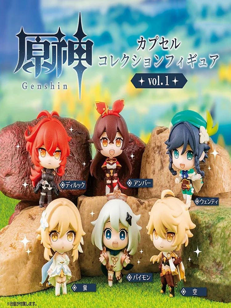 

2022 рождественские украшения, аниме фигурка, игрушка Genshin Impact, Эмбер, экшн-фигурки ди люка Венди, Коллекционная модель, кукла, подарок для дете...