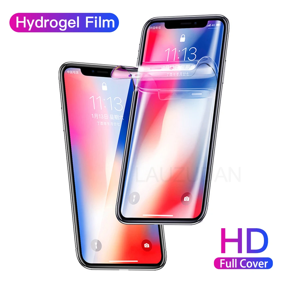 Гидрогелевая пленка для iPhone 7 8 Plus 6 6s защитная экрана X XS XR Max 11 Pro мягкая | Мобильные