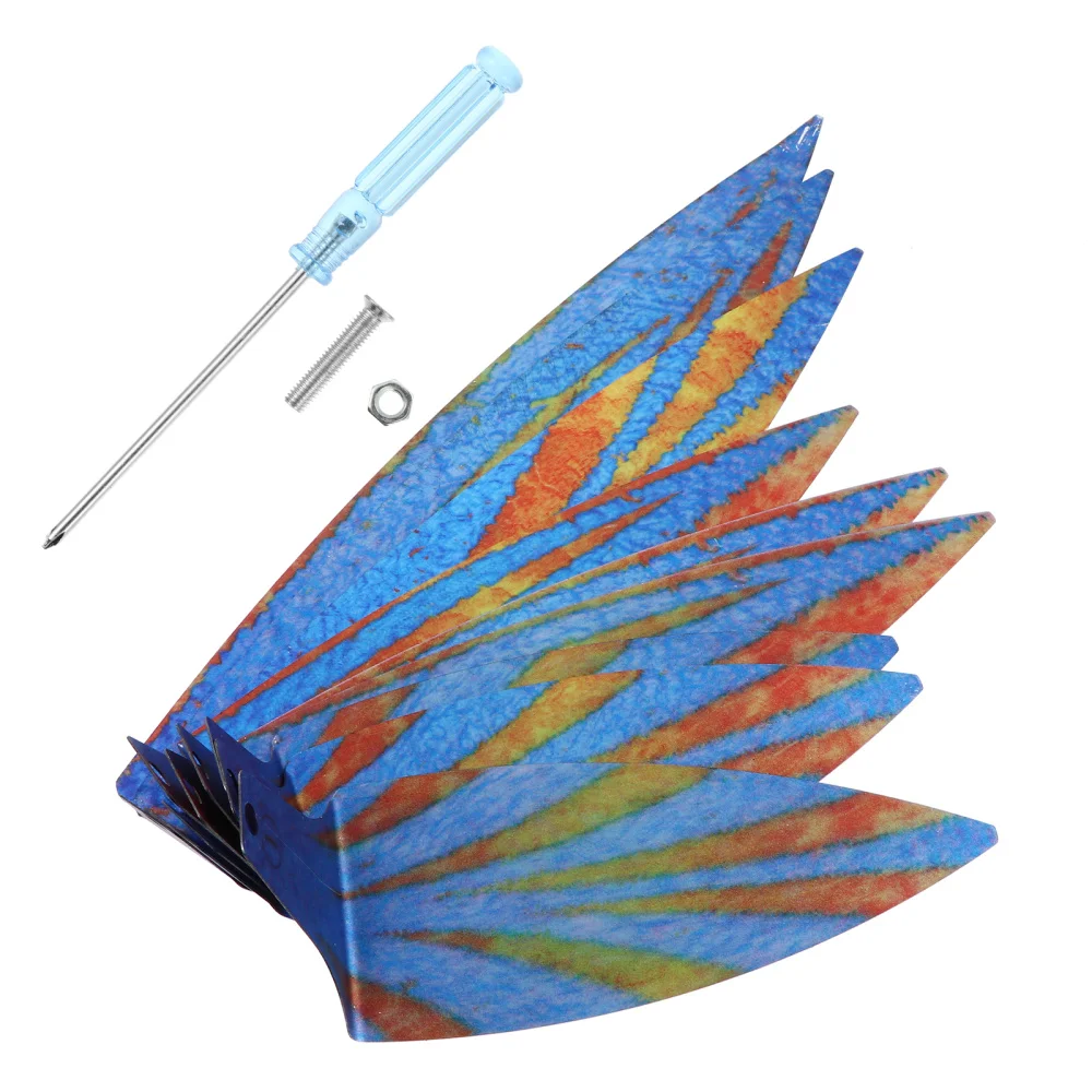 

1 Set Simulation Metal Flower Ornament Home Garden Patio Lawn Art Decoration