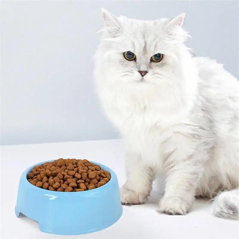 

Pet Dog Bowl Non-Slip Cat Bowl Multi-Purpose Simple Round Shape Pet Feeding Bowls Cat Kitten Puppy Water Food Feeder Supplies