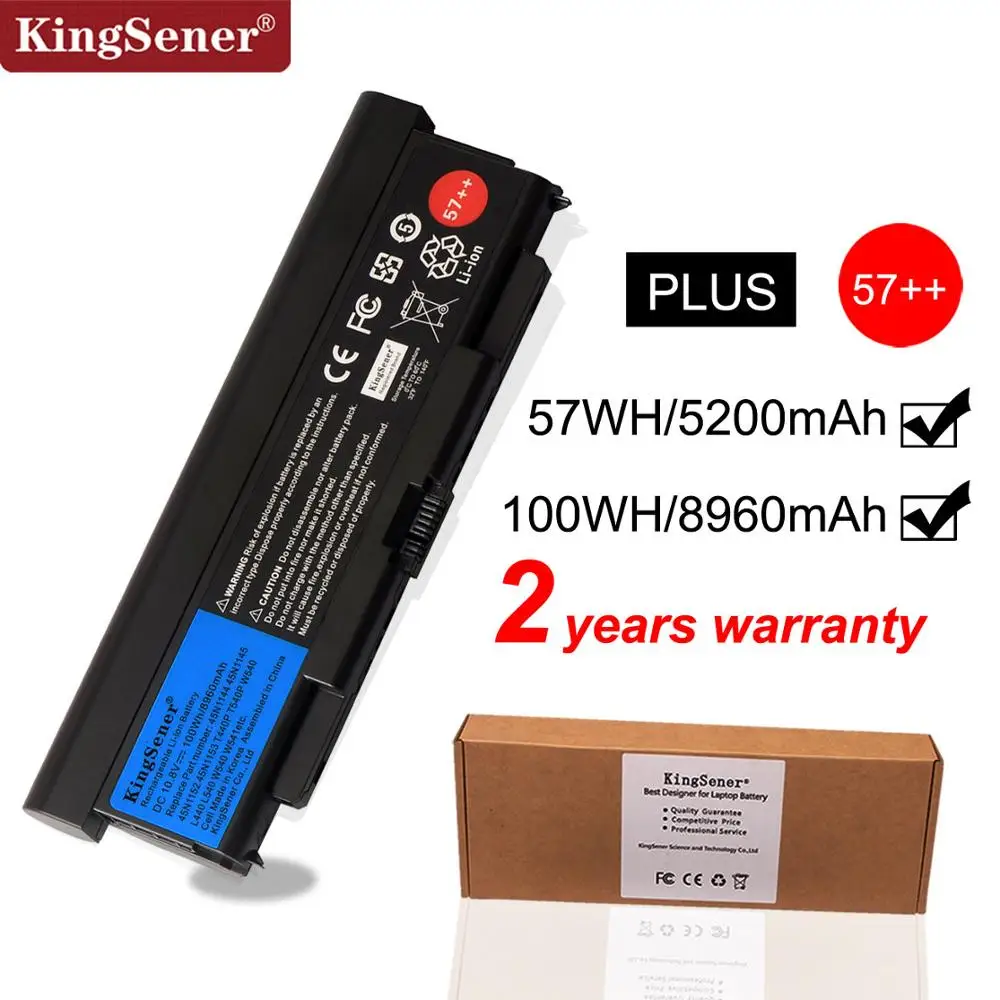 Kingsener-bateria para Notebook para Lenovo Thinkpad T440p T540p W540 L440 L540 45n1152 45n1153 45n1149 45n1152 45n1145 45n1160 57 Mais 57 ++