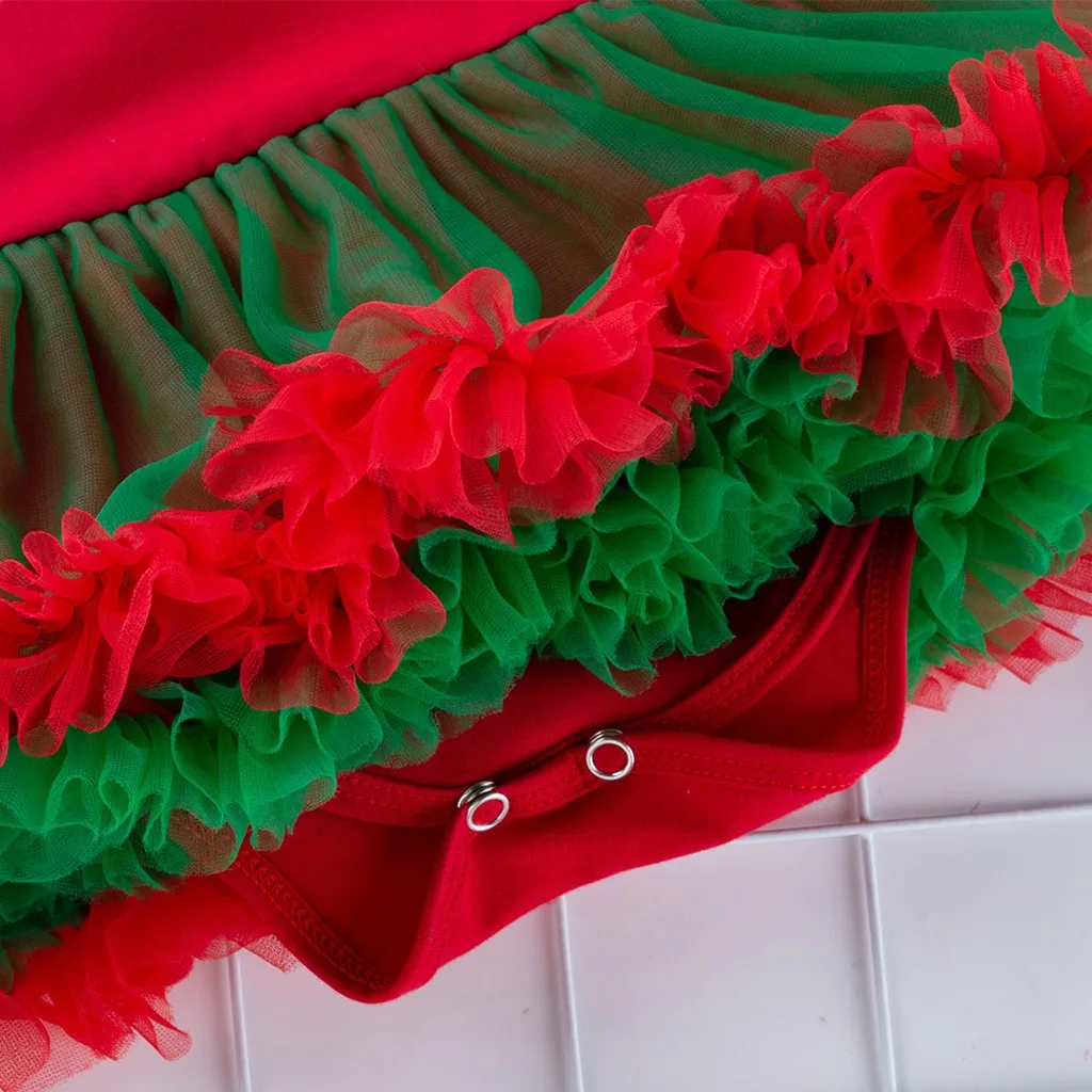 Рождественский комплект из 3 предметов для маленьких девочек зимний комбинезон с