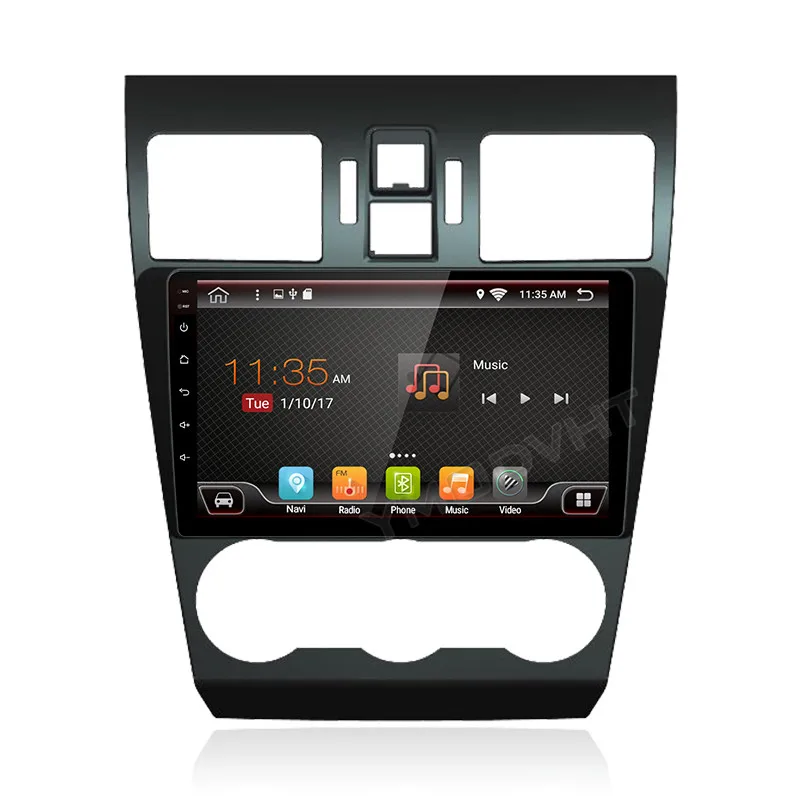 Автомагнитола YMODVHT 2.5D 9 дюймов 4 Гб + 64 ГБ Android 0 для Subaru Forester XV WRX 2012-2018 GPS-навигация