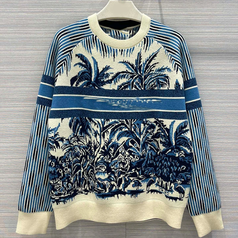 

Autumn Winter Pullover Sweater Women High Quality Loose Knitted Sweaters Jumpers Female Soft Cartoon print sweater Women