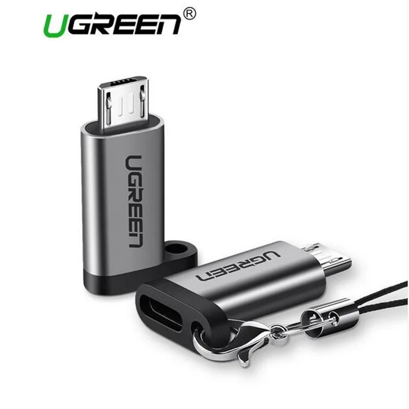 Ugreen micro usb к type c адаптер зарядный кабель конвертер для samsung s9 huawei xiaomi зарядное устройство usb c otg адаптер телефона Android