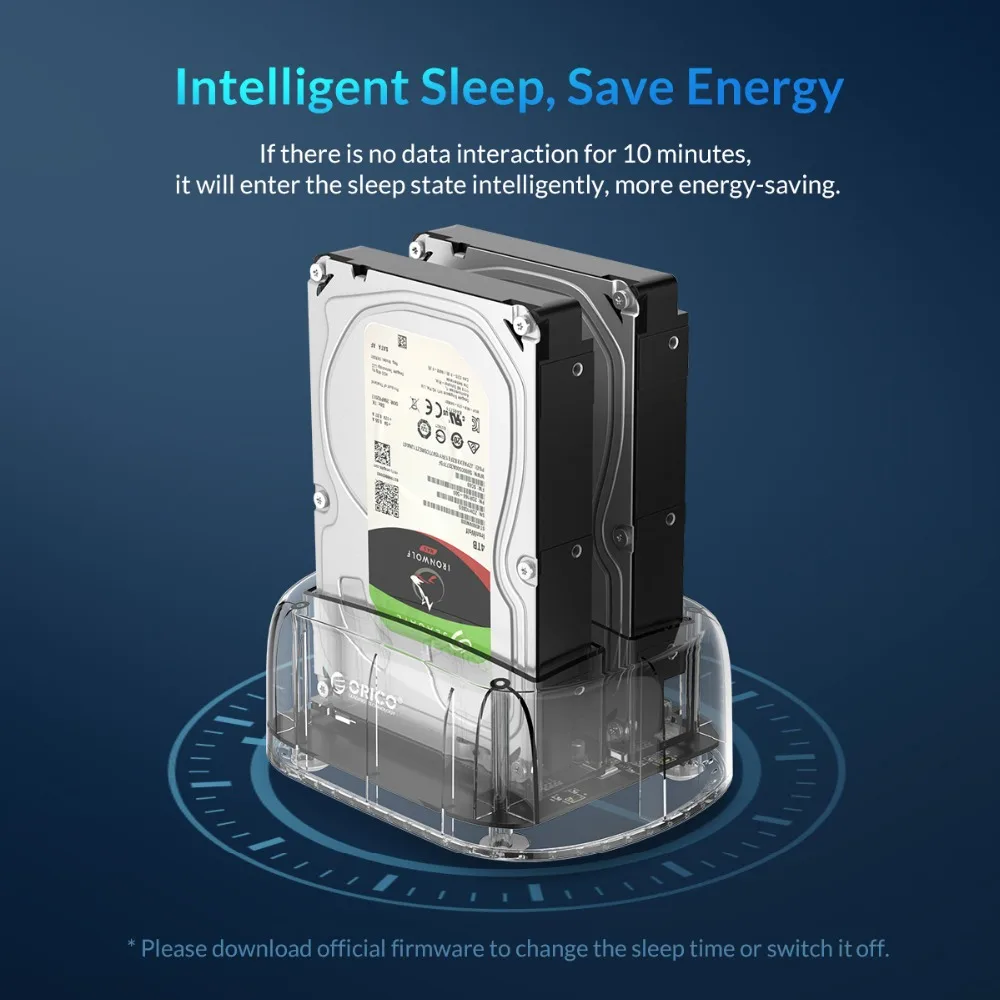 ORICO 2 Bay SATA to USB 3.1 HDD Docking Station For 2.5