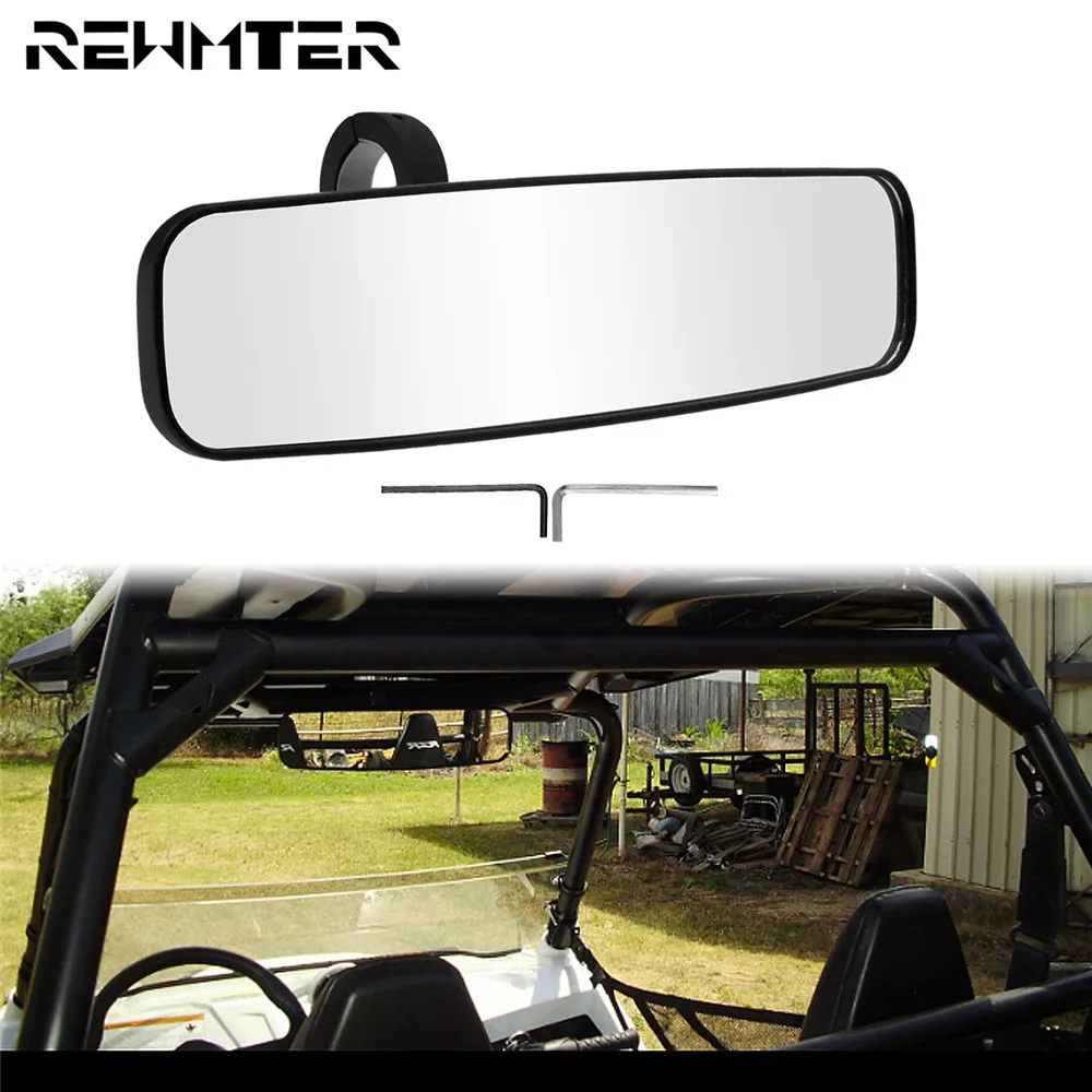Зеркало заднего вида для мотоцикла 1 75 &quot широкое гоночное зеркало UTV Honda Yamaha Rhino