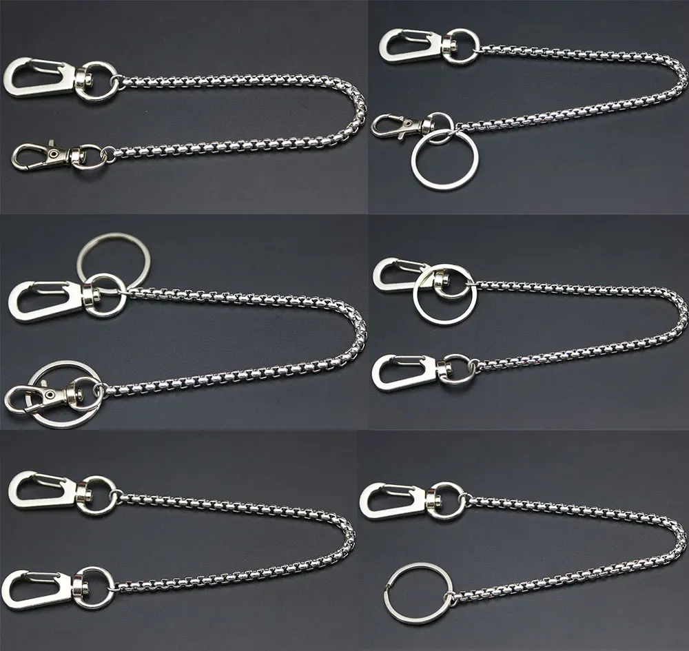 Длинный металлический кошелек много видов квадратная коробка цепочка поводок