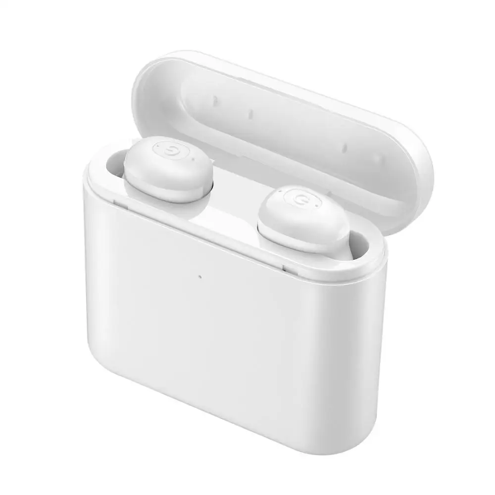 white Bluetooth 5,0, наушники 5D, стерео беспроводные наушники, спортивные, водонепроницаемые, свободные руки, наушники, гарнитура с 1200 мАч, внешний аккумулятор - Цвет: white