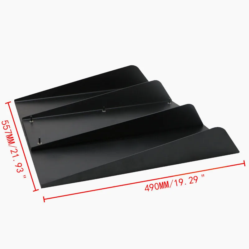 22 &quotx 19&quot ABS универсальный задний бампер 4 плавники диффузор плавников