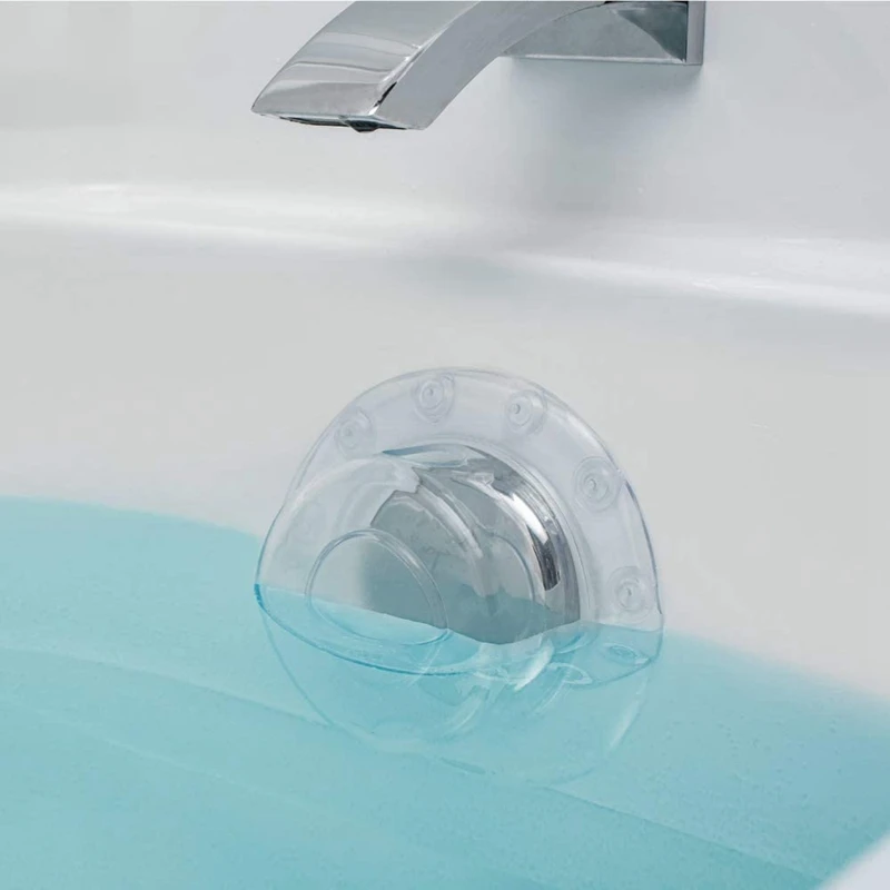 

GTBL Bathtub Overflow Drain Cover Suction Cup Seal Bathtub Stopper for Deeper Bath for Bathroom Overflow Drains