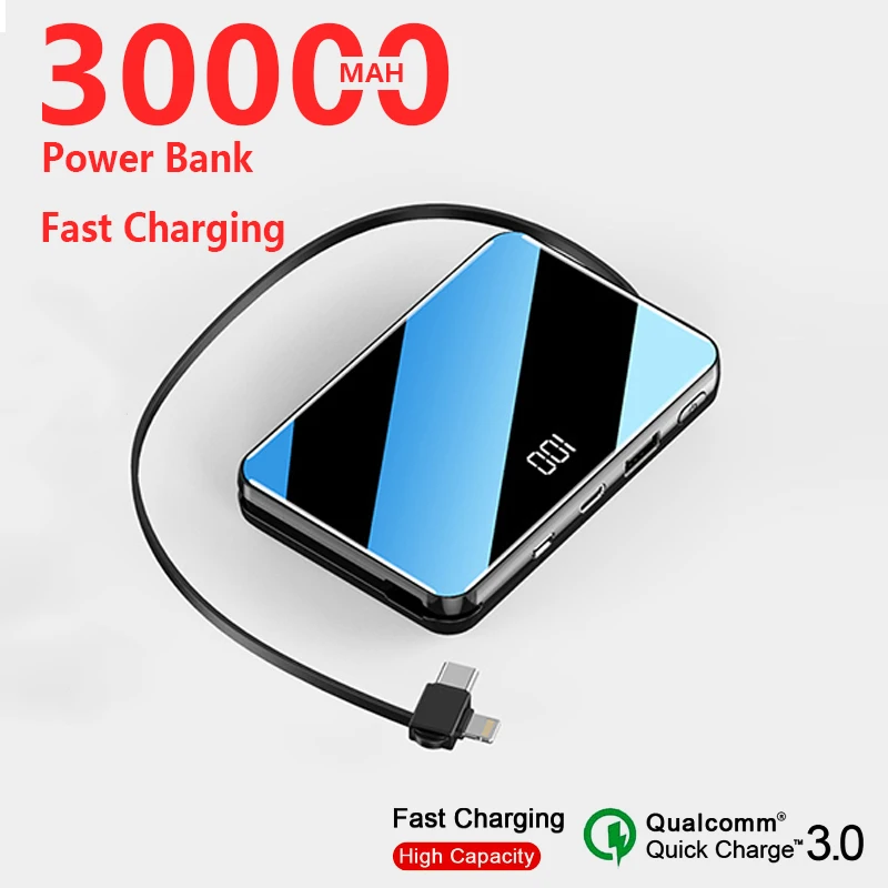 Портативное зарядное устройство с 2USB портами 30000 мАч|Внешние аккумуляторы| |