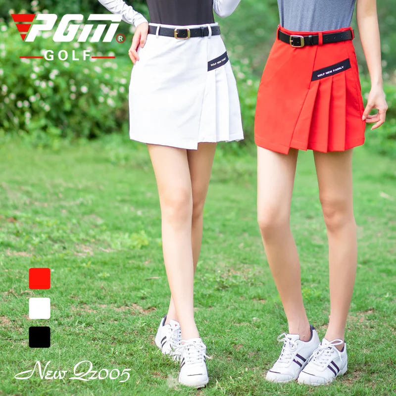 

PGM Golf Apparel Women Short Skirt Summer Sports Pleated Dress Anti-exposure Pleated Skirt Ladies Slim Golf Clothing