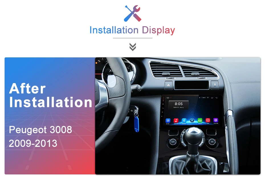Junsun V1 2G+ 32G Android 9,0 для peugeot 3008 2009-2013 автомобильный Радио Мультимедиа Видео плеер навигация gps 2 din dvd