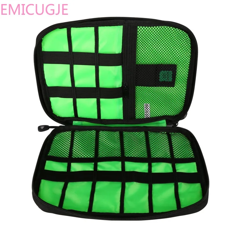 Чехол для электронных аксессуаров сумки хранения переносные дорожный с молнией