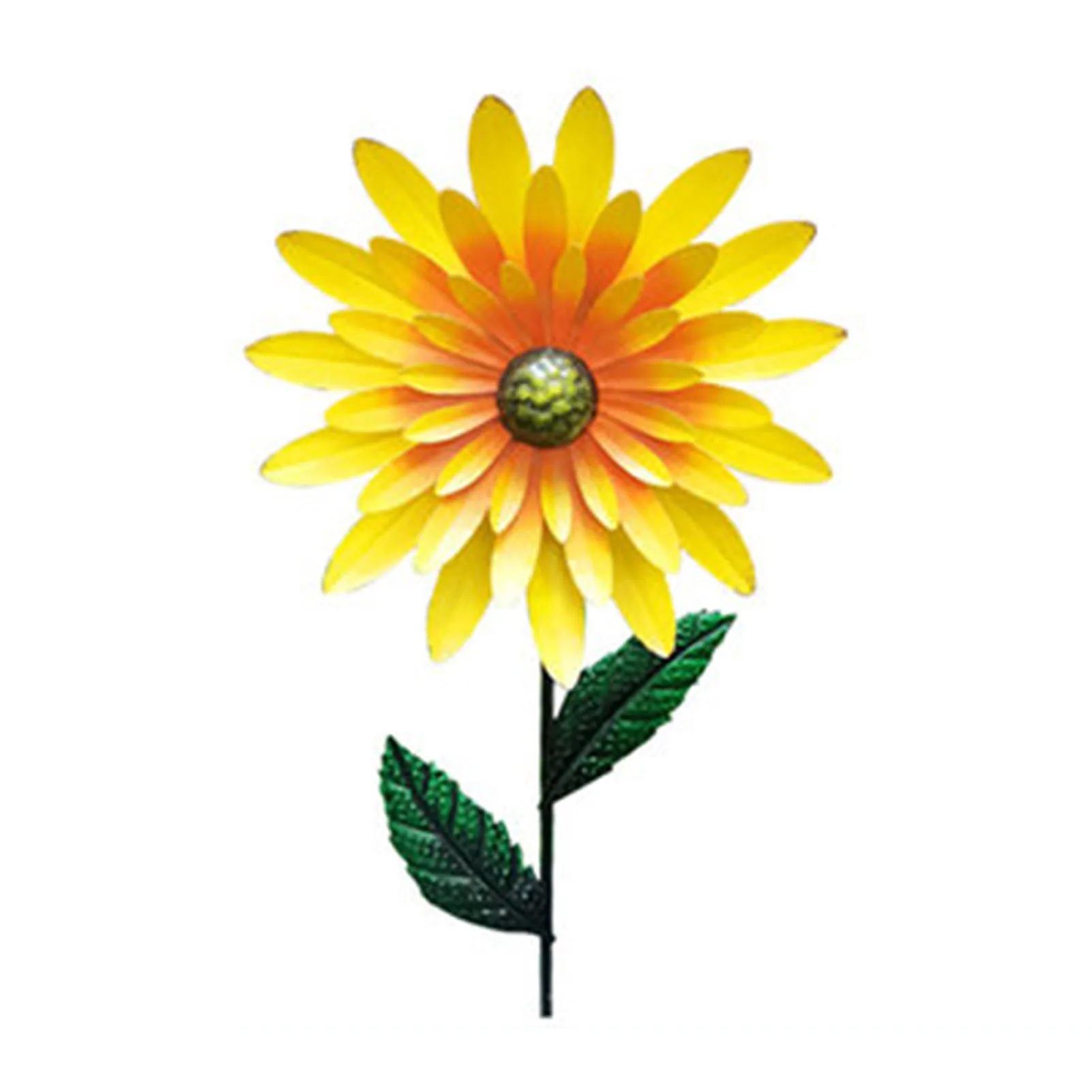 

Simulation Plants Garden Decoration Stake Large Metal Flower Outdoor Ornament Colorful Lawn Statue Peg for Yard FBS889