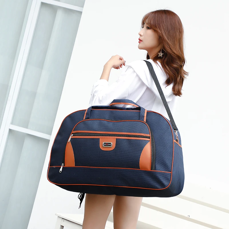 

2022 Super Large Capacity Women's Travel Bag Waterproof Men Duffel Bags Trip Weekender Overnight Hand Luggage Big Shoulder