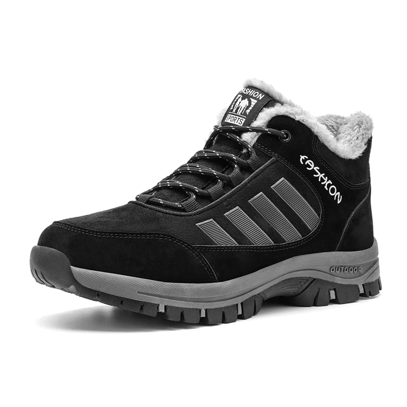 

Men Boots Lightweight Winter Shoes for Men Snow Boots Waterproof Winter Footwear Plus Size 45 Slip on Unisex Ankle Winter Boots