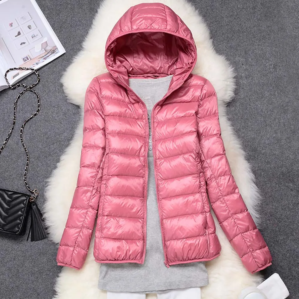 

Winter Women's Jacket Warm Coat Duck Down Ultralight Lady Autumn Duck Down Jacket Coats Female Windproof Parka Plus Size 6XL 7XL