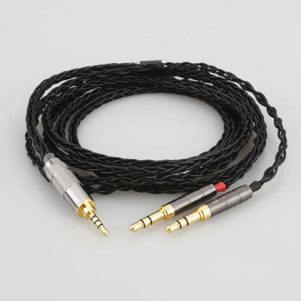 Серебряный обновленный кабель для наушников Audiocrast Sundara Aventho/фокусная Elegia/t1 t5p/D600