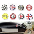 Автомобильная 3D металлическая передняя наклейка, передняя решетка радиатора, бампер, автомобильная наклейка для мини-медной землянки, Clubman, новая версия