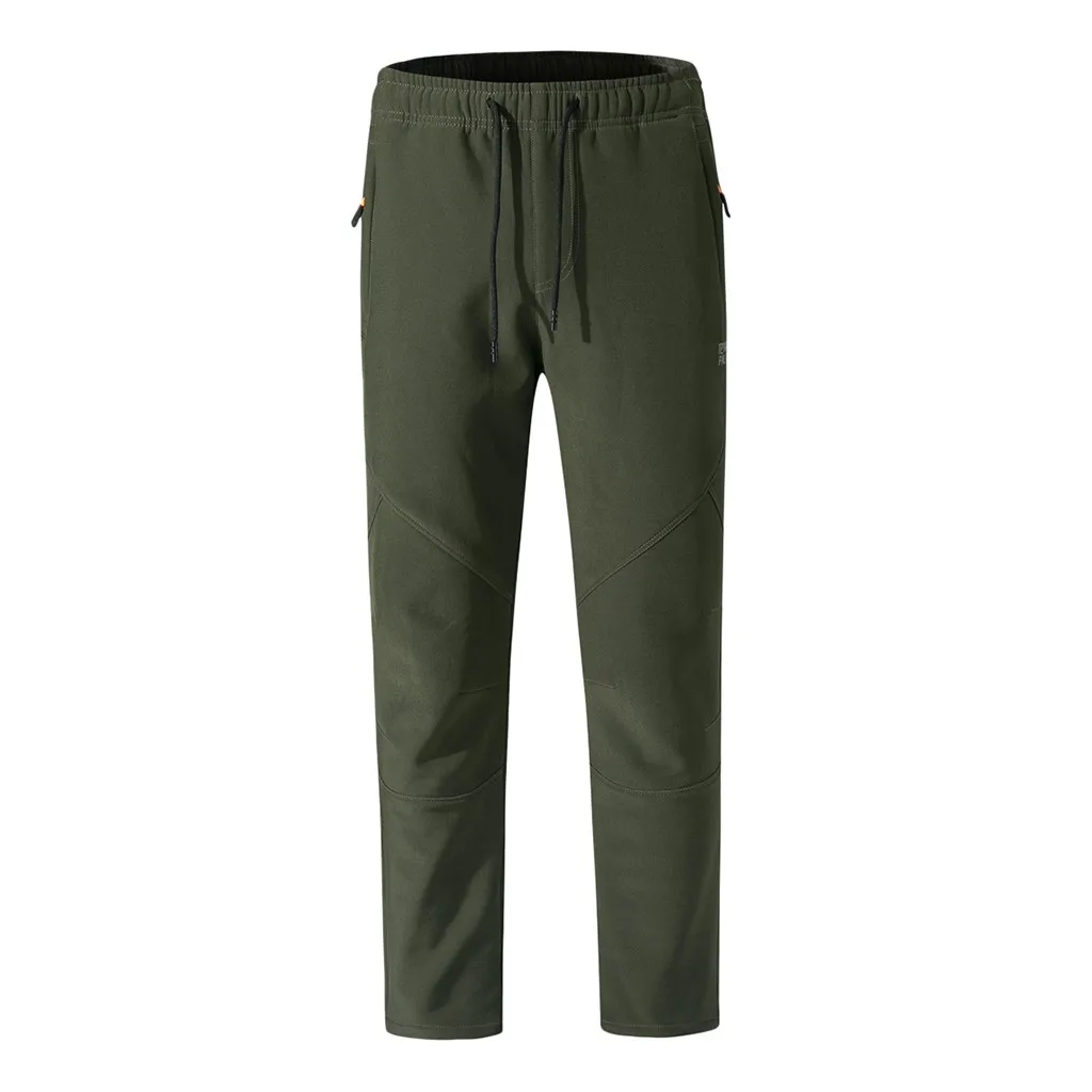 Мужские водонепроницаемые ветрозащитные штаны SAGACE Утепленные длинные брюки для