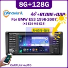 Автомагнитола 2 din, android 11, стерео экран для BMW X5 E53 5 Series E39 M5 1996-2007, Carplay, мультимедийные видеоплееры, Авторадио, GPS