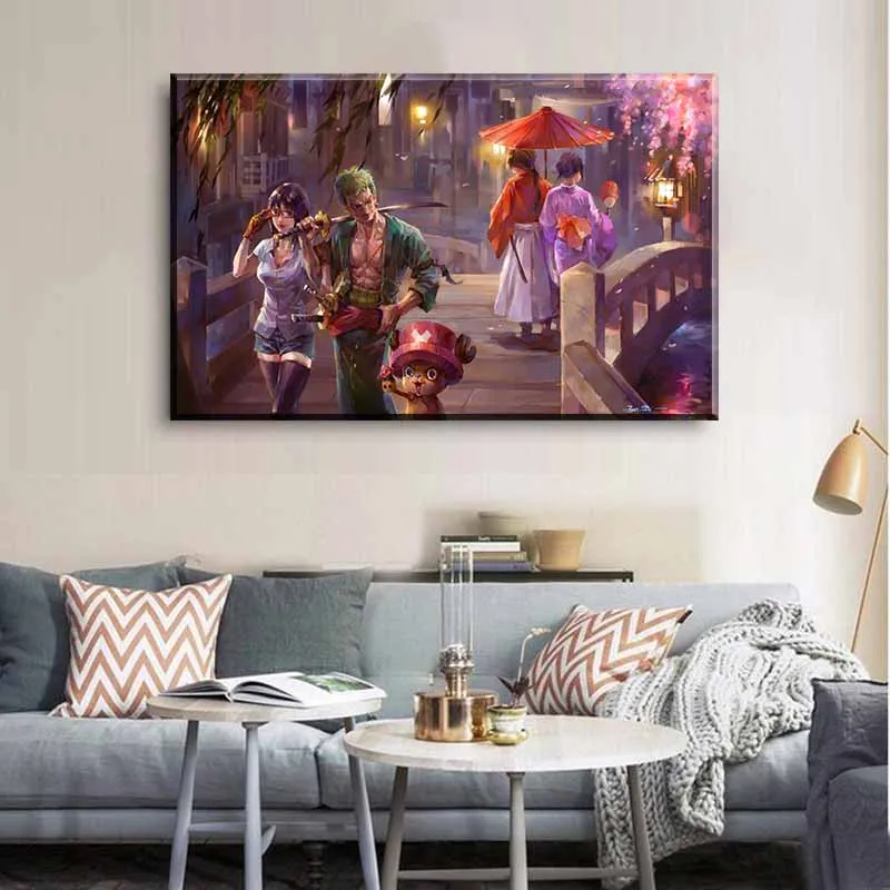 5 шт. Холст Картина море вор король для современной HD декоративной спальни