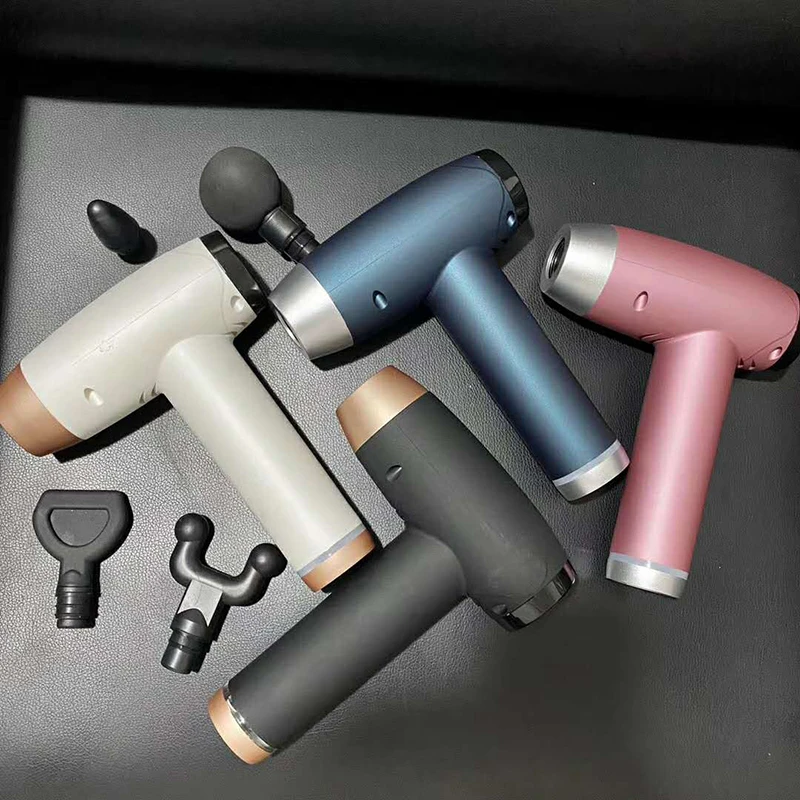 

LCD Display Massage Fascia Gun USB Rechargeable Mini Muscle Neck Membrane Gun Vibration Grab Electric Massager Gun Slimming